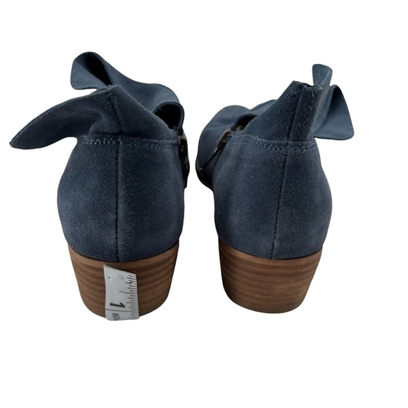 Seychelles Blue Snare Side Zip Block Heel Ankle Boots Size 7 Women’s - Picture 8 of 9